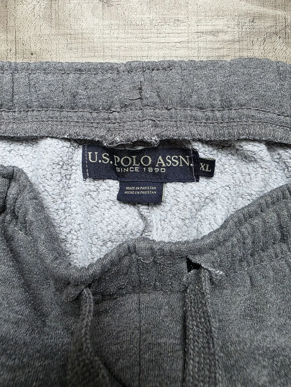 U.S. Polo Assn. Men's Light Gray Jogger Sweatpants